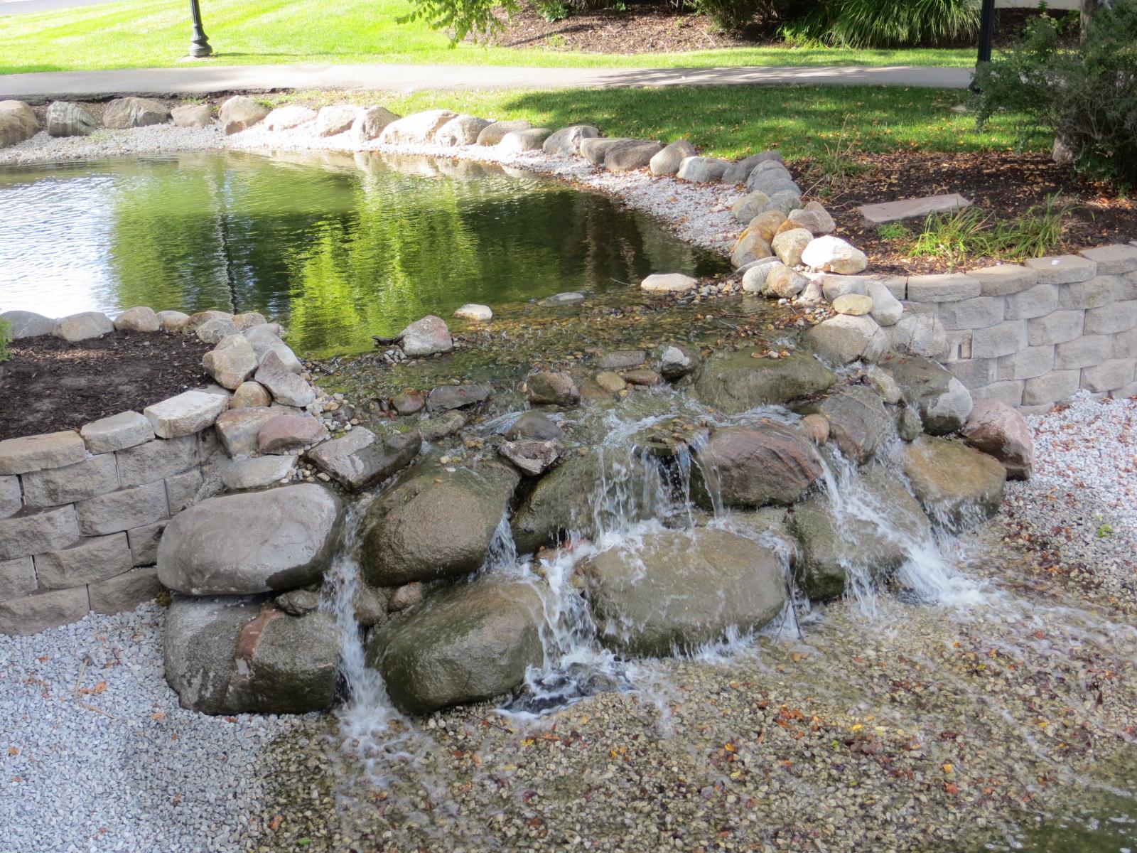 Cascading waterfalls